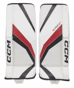CCM YTFLEX 3 Youth Goalie Pads -Hockey Supremacy Store GPYFX3 WHTBKRD 01