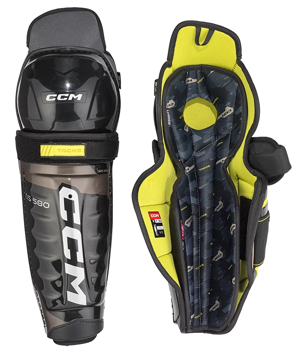 CCM Tacks AS 580 Junior Shin Guards 1 CCM Tacks AS 580 Junior Shin Guards
