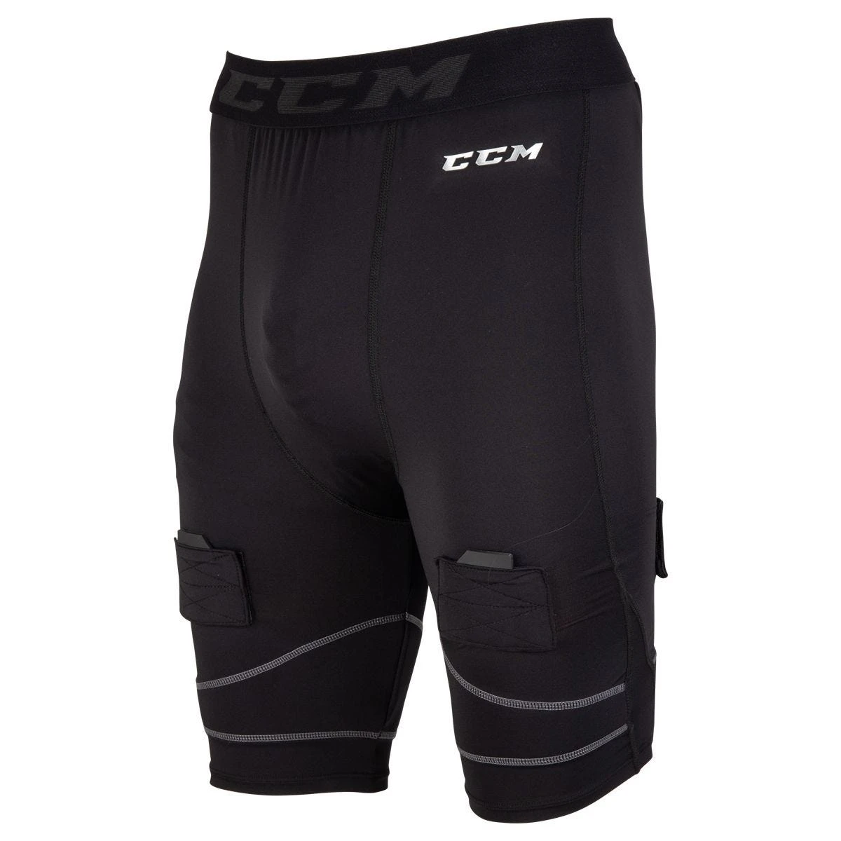 CCM Compression Pro Shorts With Jock/Tabs For Men 1 CCM Compression Pro Shorts With Jock/Tabs For Men